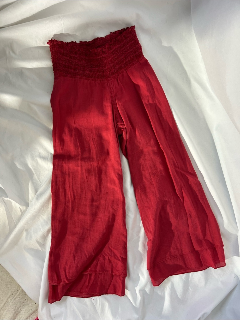 NWOT Girls HARD TAIL Red* Wide Leg Pants